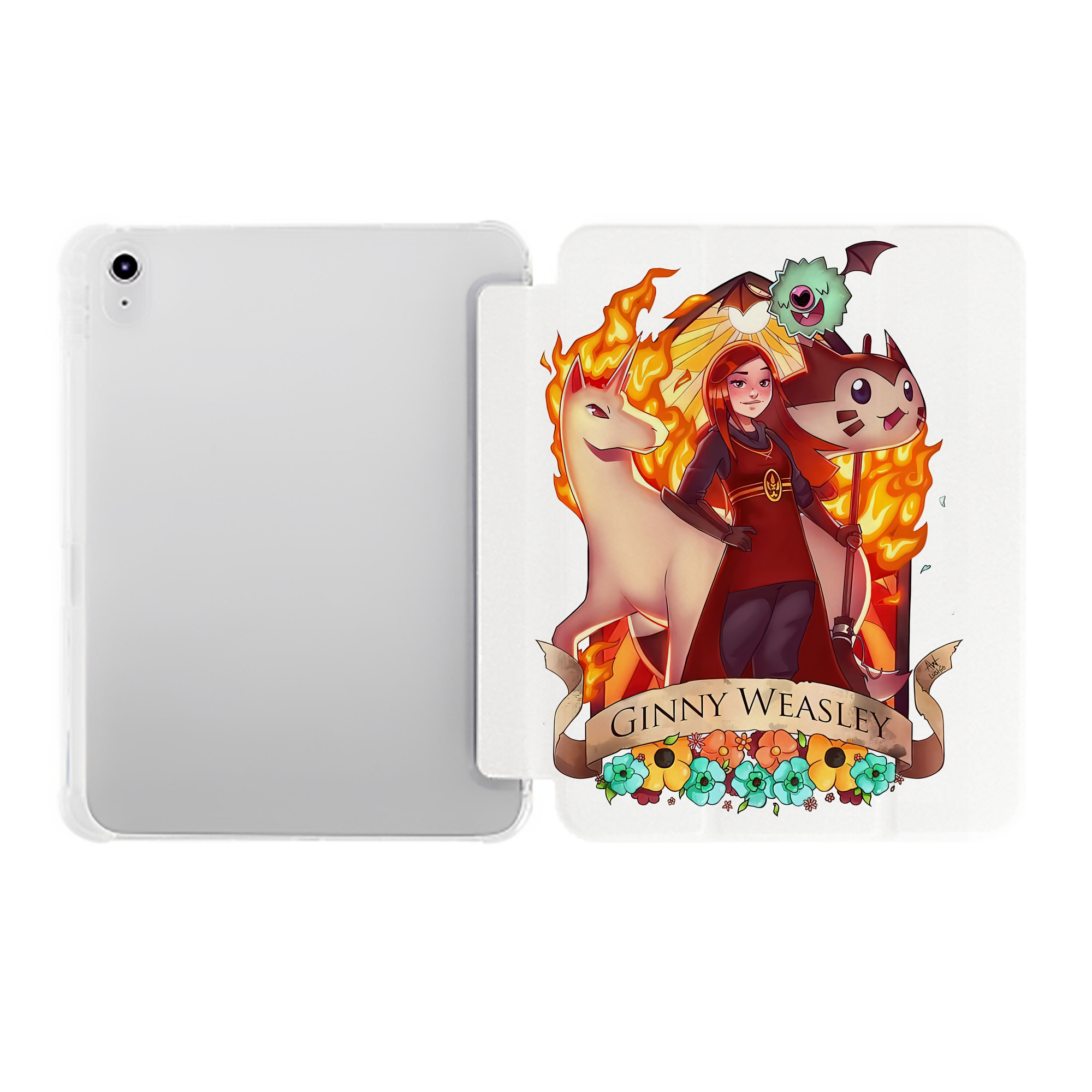 （画像用） Harry Potter ハリー・ポッターシリーズ IPad ケース ペン収納付き 三つ折りスタンド PUレザー×シリコン 対応機種9.5/10.5/10.9インチ